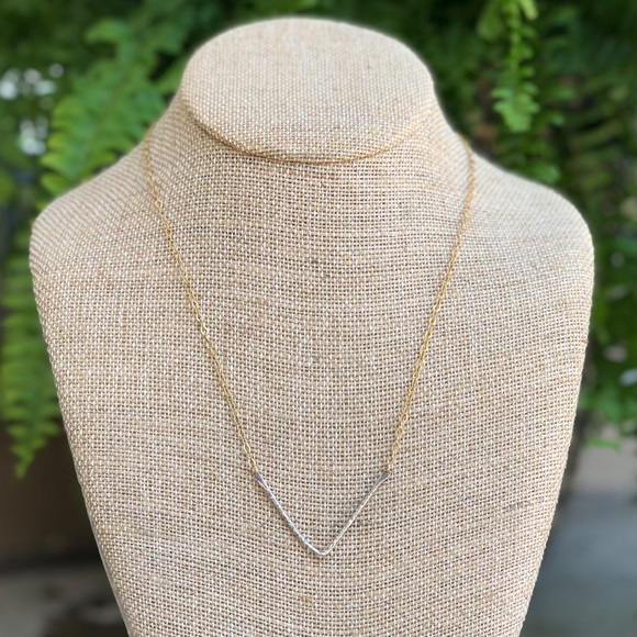 Jewelry Artisan Sterling Silver V Necklace Poshmark
